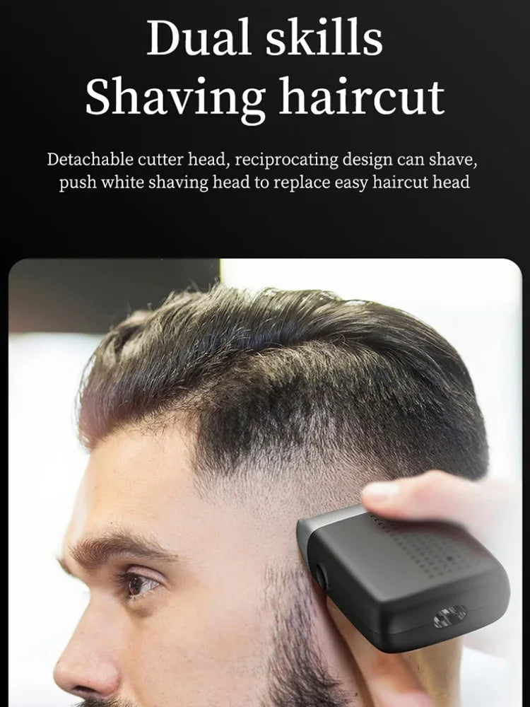 Electric Shaver for Men - Rechargeable Waterproof Razor with Beard Trimmer & 85Min Runtime