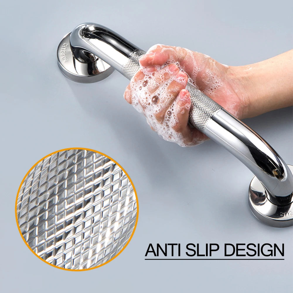 Stainless Steel Handrail Grab Bar – Anti-Slip Shower & Tub Safety Support