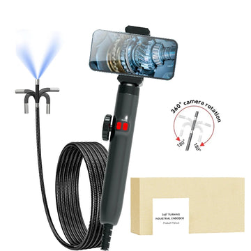 Articulating Endoscope Camera with Light – Phone Compatible