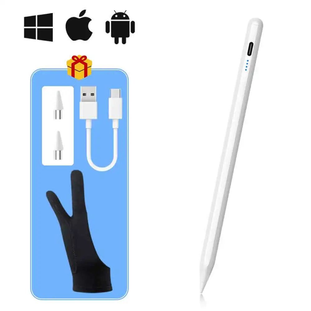 Universal Stylus Pen – Touch Pen for iPad, iPhone, Android Tablets & Smartphones + Pencil Case & Tips