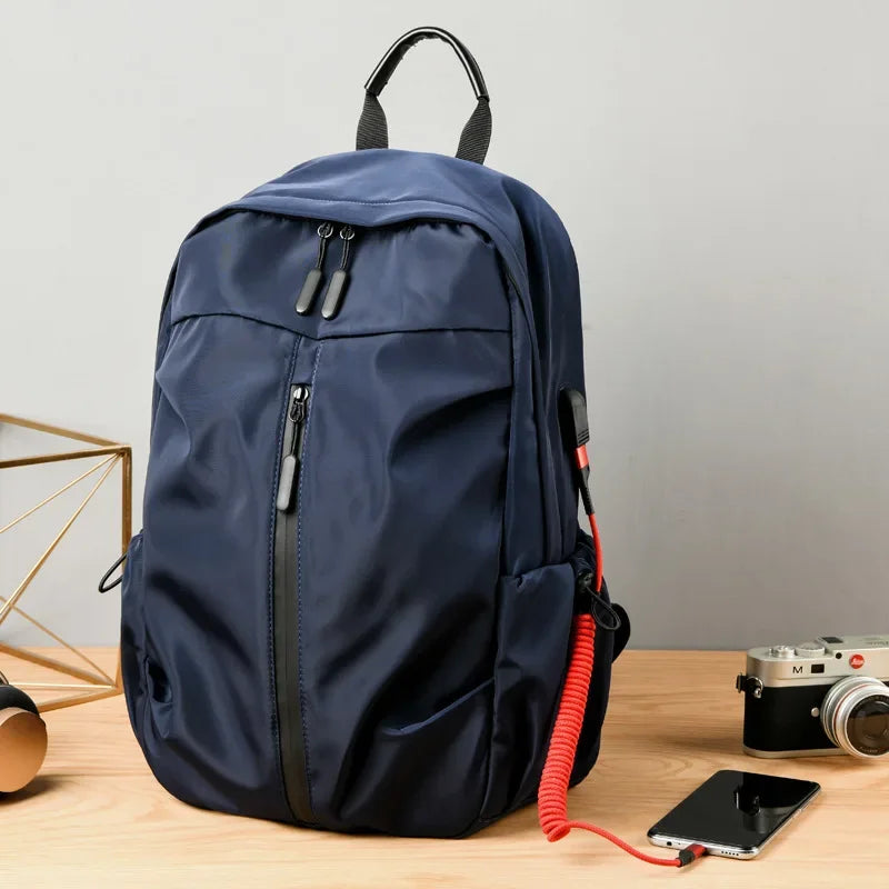 Men's Business Backpack - Oxford Cloth Laptop Bag for Work, School & Travel