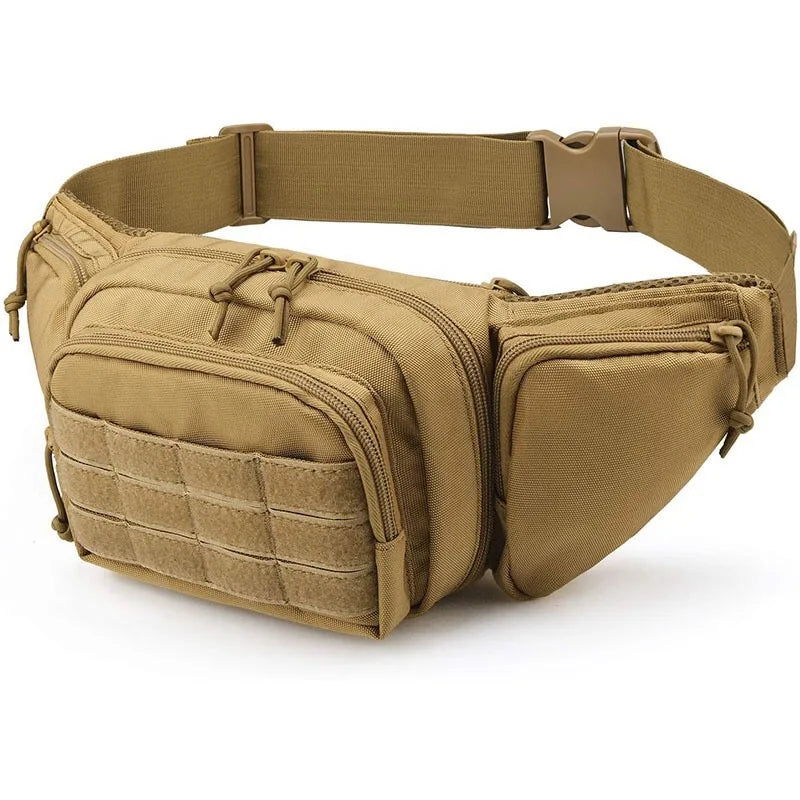 Men Tactical Waist Fanny Pack – Belt Bag for Outdoor Activities