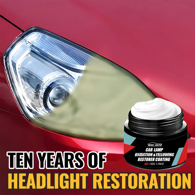 Car Headlight Restoration Kit – Remove Yellowing, Haze & Scratches Fast