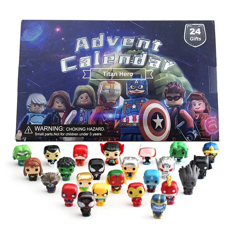 Marvel Advent Calendar 24pcs – Mini Superhero Figures
