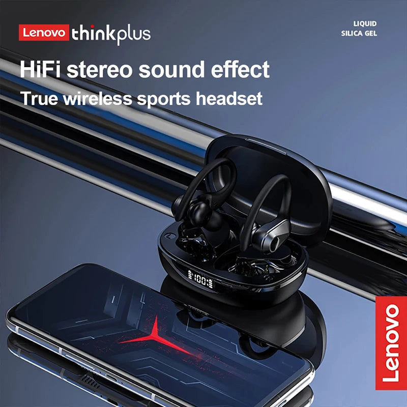 Lenovo LP75 Bluetooth 5.3 TWS Ear Hook Earbuds