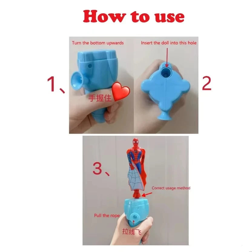 Flying Superhero Toy – Spiderman Iron Man