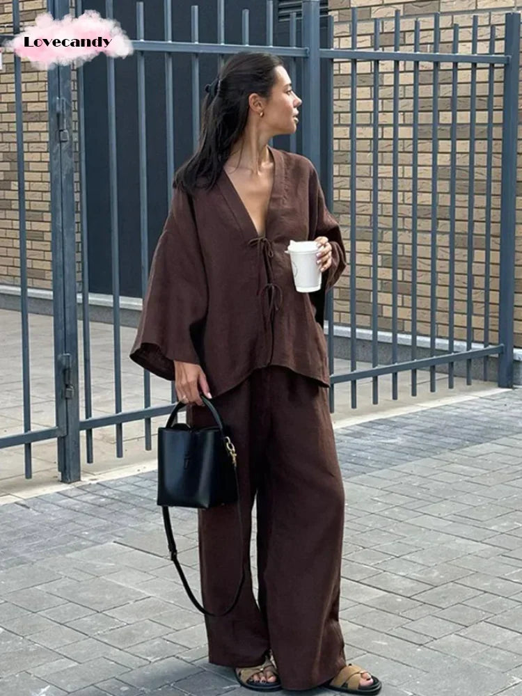 2026 Women’s Double-Breasted Suit Set – Spring/Summer