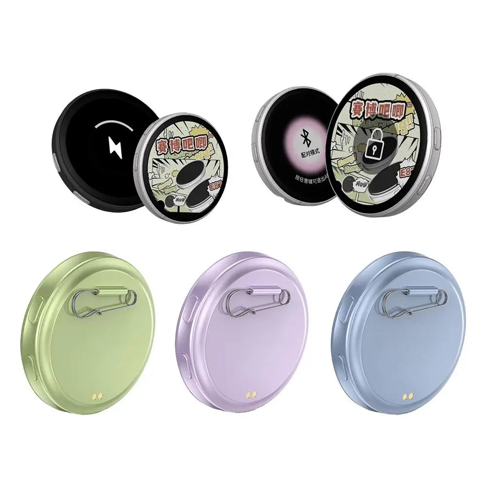 Smart Cyber Badge - 1.7" HD Touch Screen E-Badge for Anime & Custom Displays