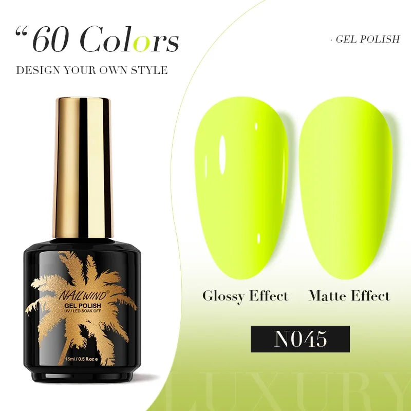 ROSALIND Gel Nail Polish 8ml - Semi-Permanent UV Gel, Solid Color, Salon Quality