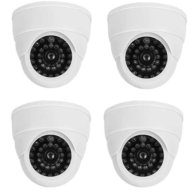 Fake Dome Security Camera – LED Dummy Surveillance Monitor