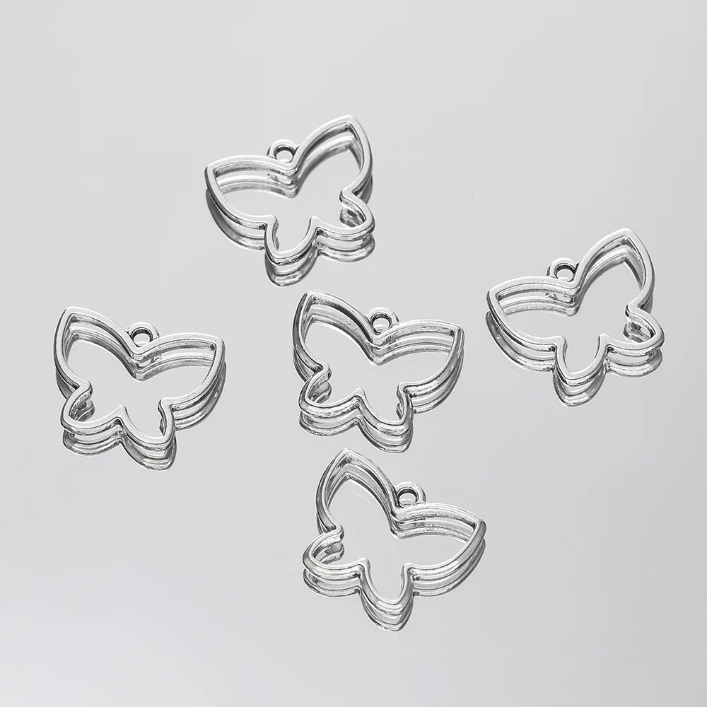 Metal Alloy Bow Charms – DIY Pendant for Jewelry Making