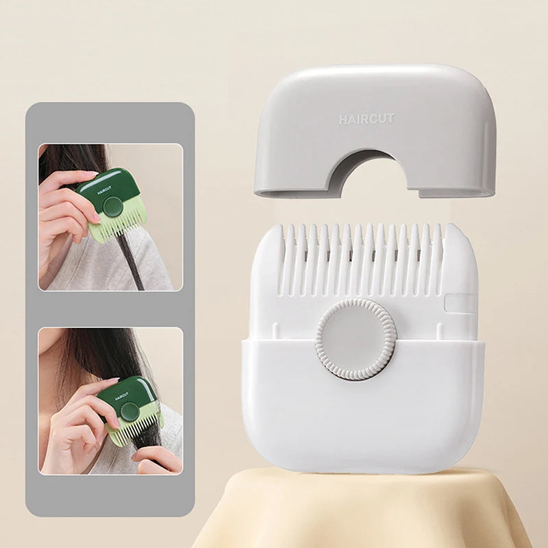 2-in-1 Split Ends Hair Trimmer Comb - Professional Hair Cutting Tool for Women & Girls