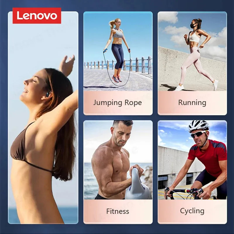 Lenovo LP75 Bluetooth 5.3 TWS Ear Hook Earbuds