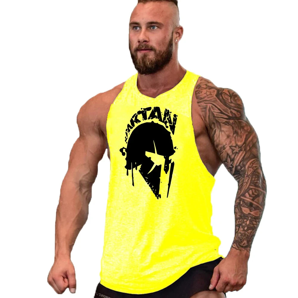 Men's Athletic Tank Top - Sleeveless Gym Workout Vest for Fitness & Training