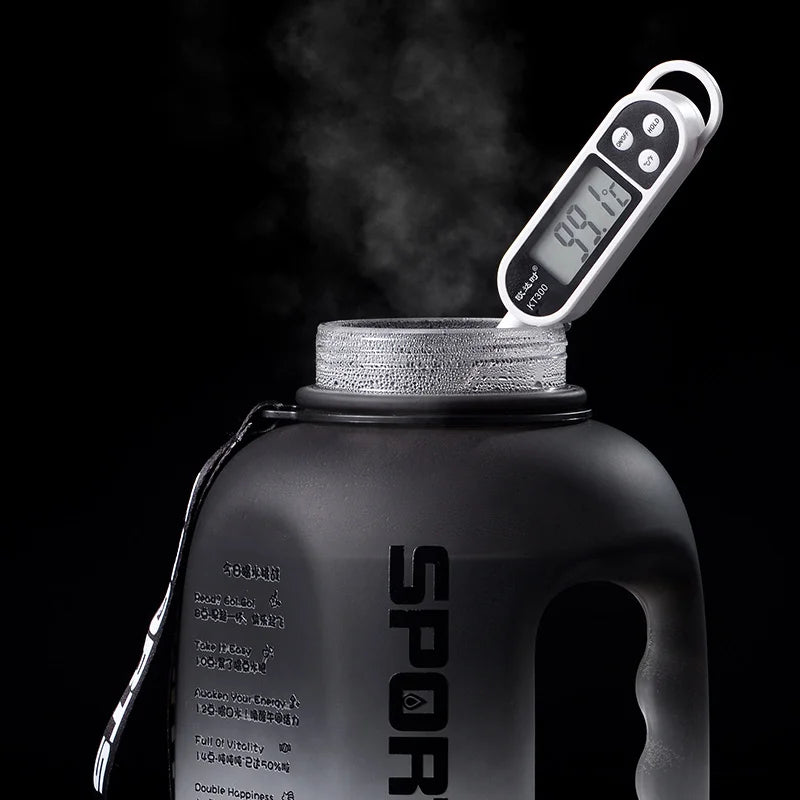 Large 2.5L Sports Water Bottle - All-Day Hydration with Straw