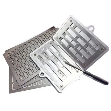 ABZS Stainless Steel Seed Phrase Storage with Lock - BIP39 Compatible (24 Words)