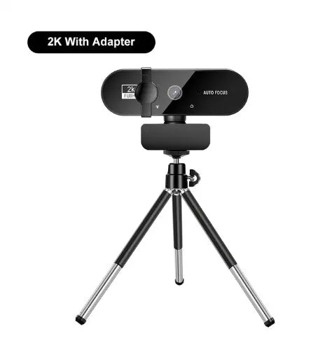 4K Webcam with Autofocus & Microphone - HD USB Camera for PC Laptop Streaming & Video Calls