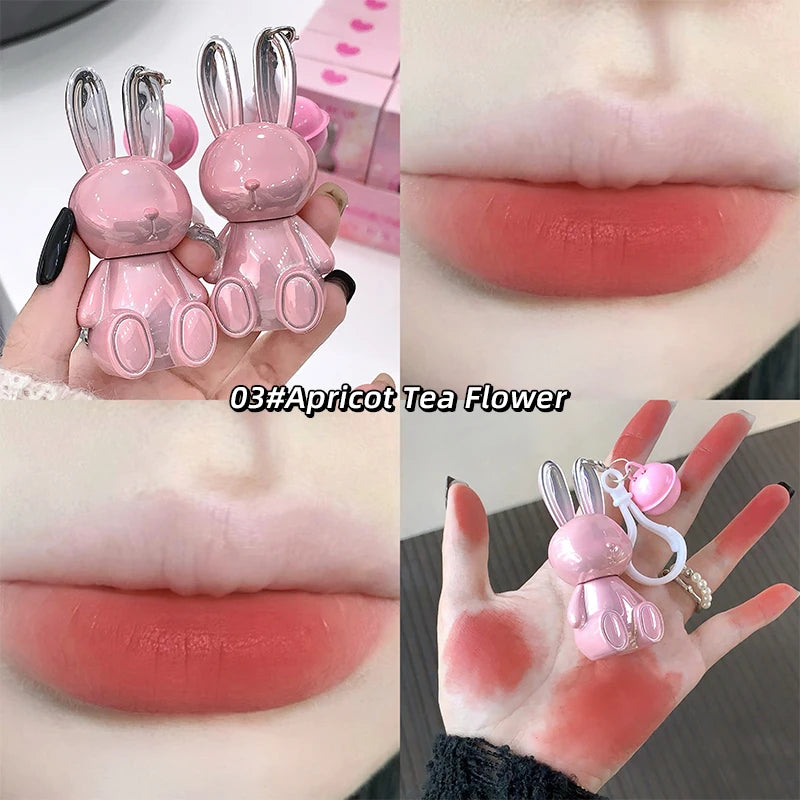 Gege Bear Pink Rabbit Velvet Matte Lip Cream