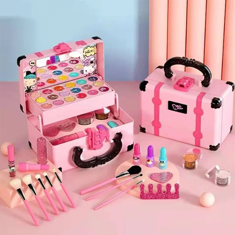 Children Pretend Play Makeup Box – Princess Cosmetic Set