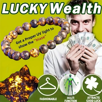 Lucky Wealth Beaded Bracelet - Prosperity & Protection Charm for Men & Women