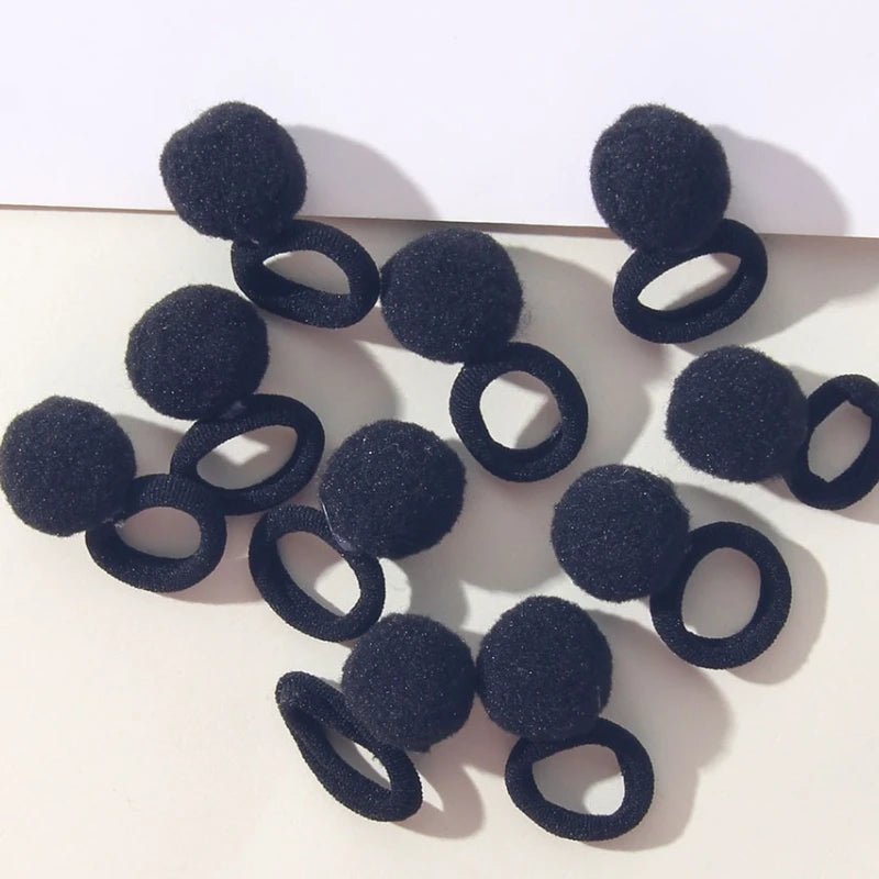 Kids Nylon Elastic Hair Bands – Small Hair Tie Scrunchie Set for Girls | Soft & Gentle