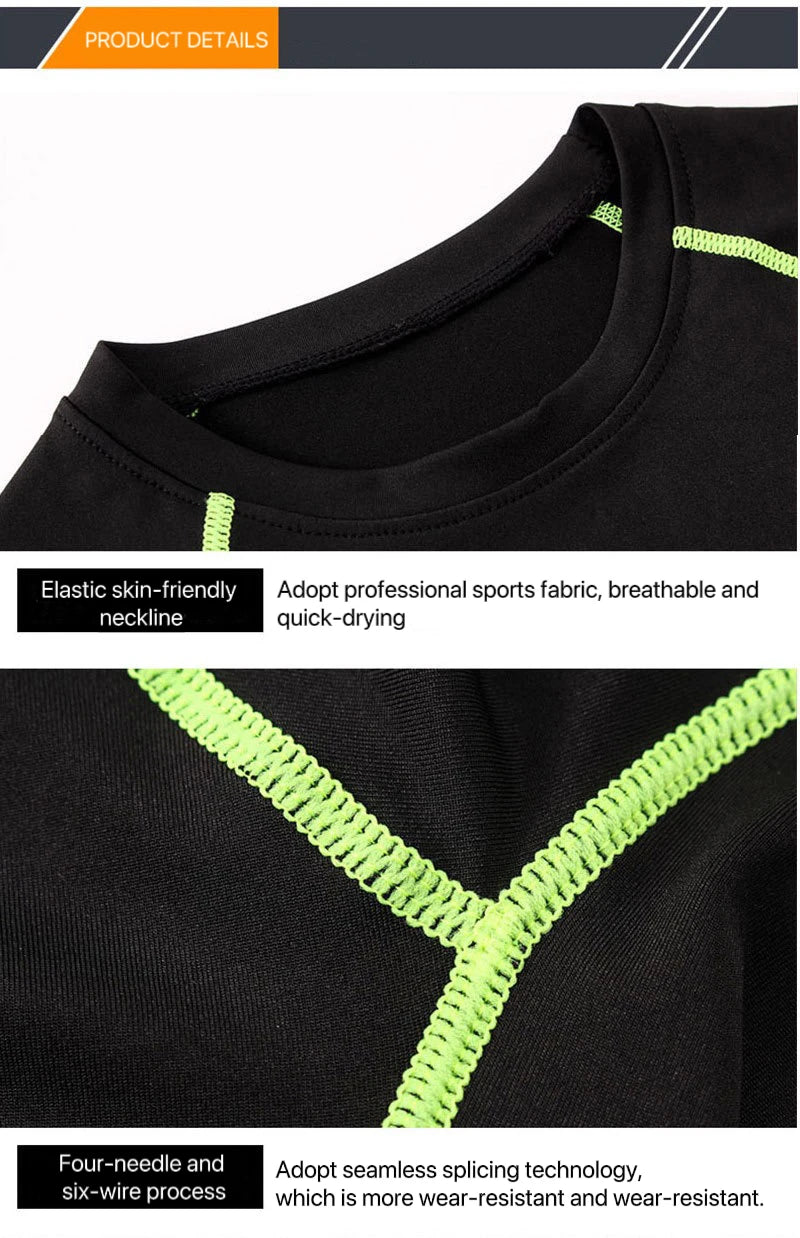 Boys Sports Compression Set - 2-Piece Athletic Base Layer for Basketball, Soccer & Training (Ages 7-13)
