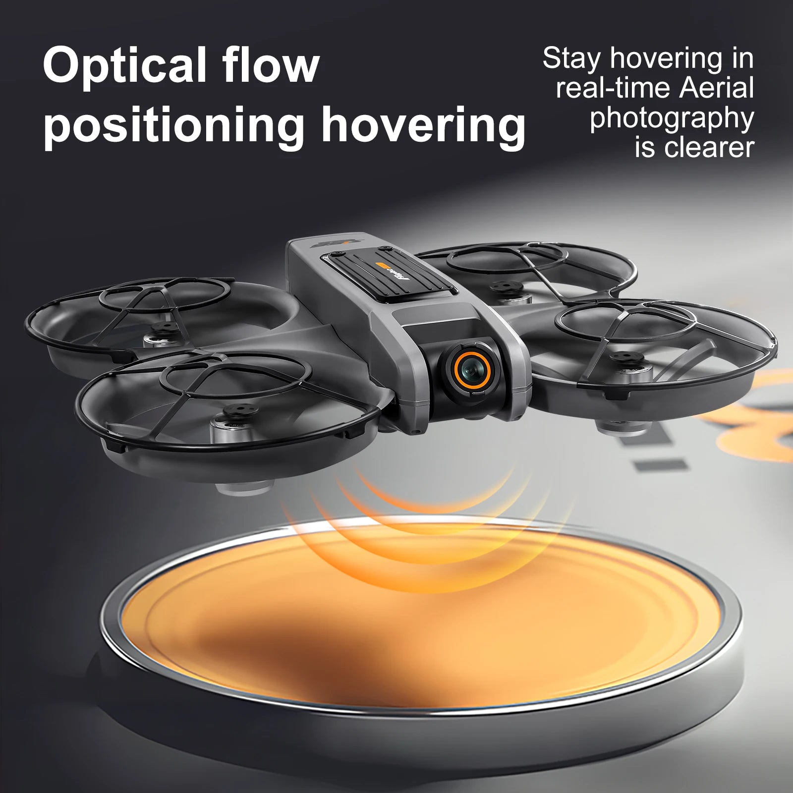 S156 Drone with 4K Camera & Optical Flow - 180° Adjustable Lens, Brushless Motors (180g)