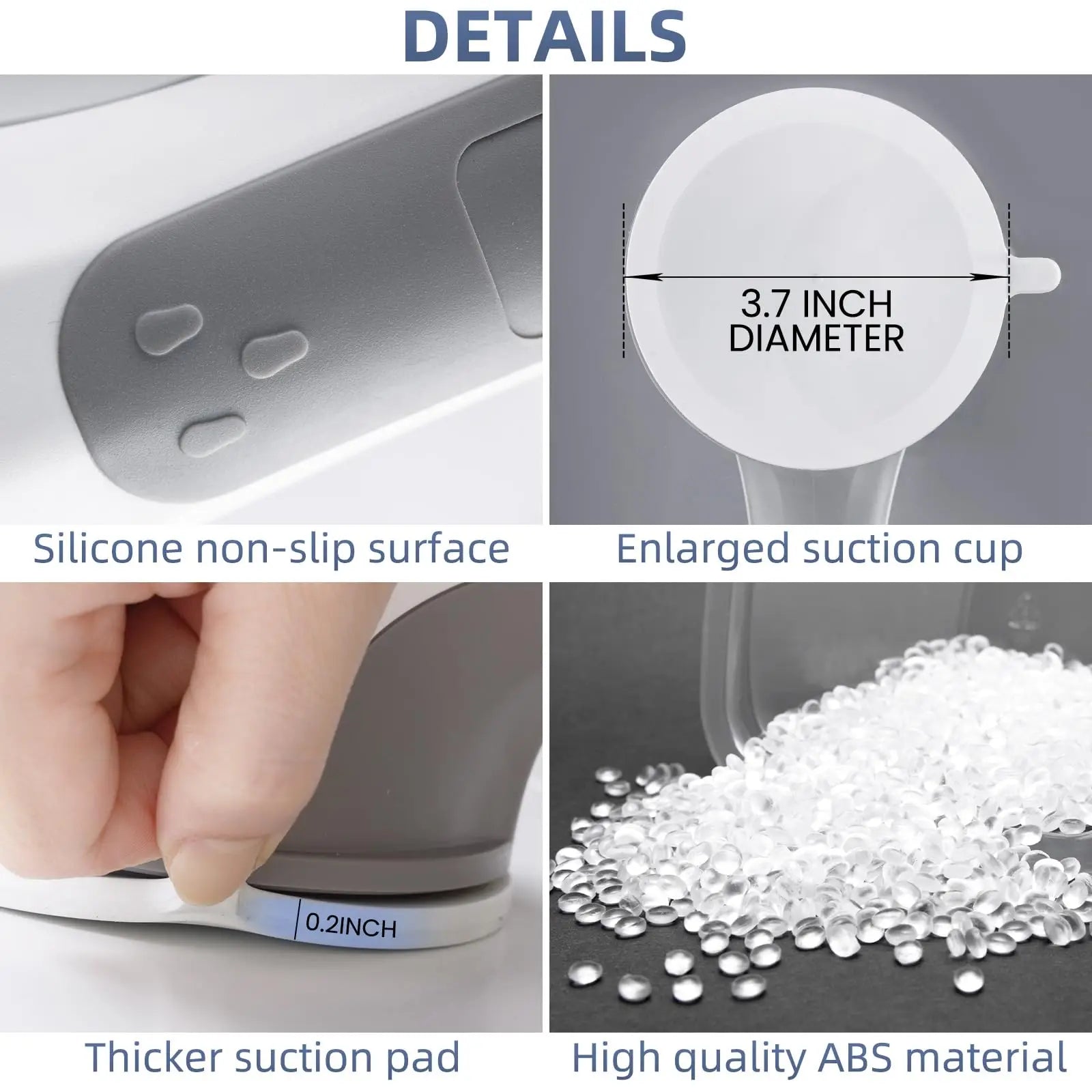 TAILI Shower Grab Bars – Suction Cup Safety Handle for Bathroom & Seniors