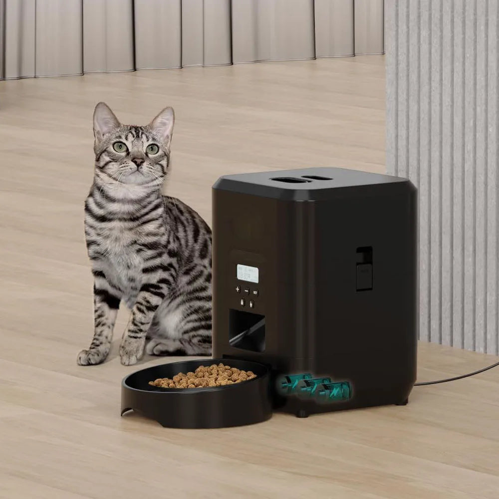 Smart Pet Feeder – Automatic Cat & Dog Food Dispenser with Timed Quantitative Feeding