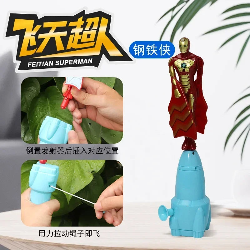 Flying Superhero Toy – Spiderman Iron Man