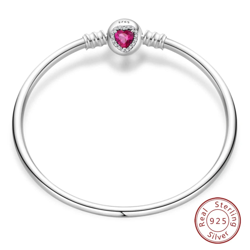 Silver Star Moon Clover Bracelet – DIY Charm Birthday Jewelry