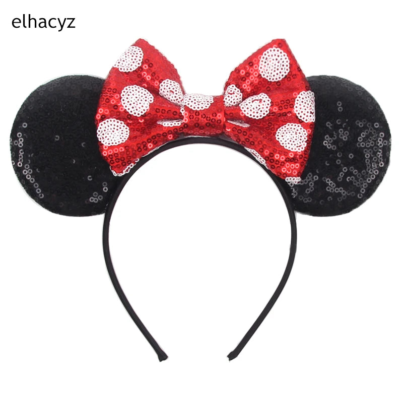 Disney Minnie Mouse Ear Hairband – Princess Party Gift for Girls & Disney Fans