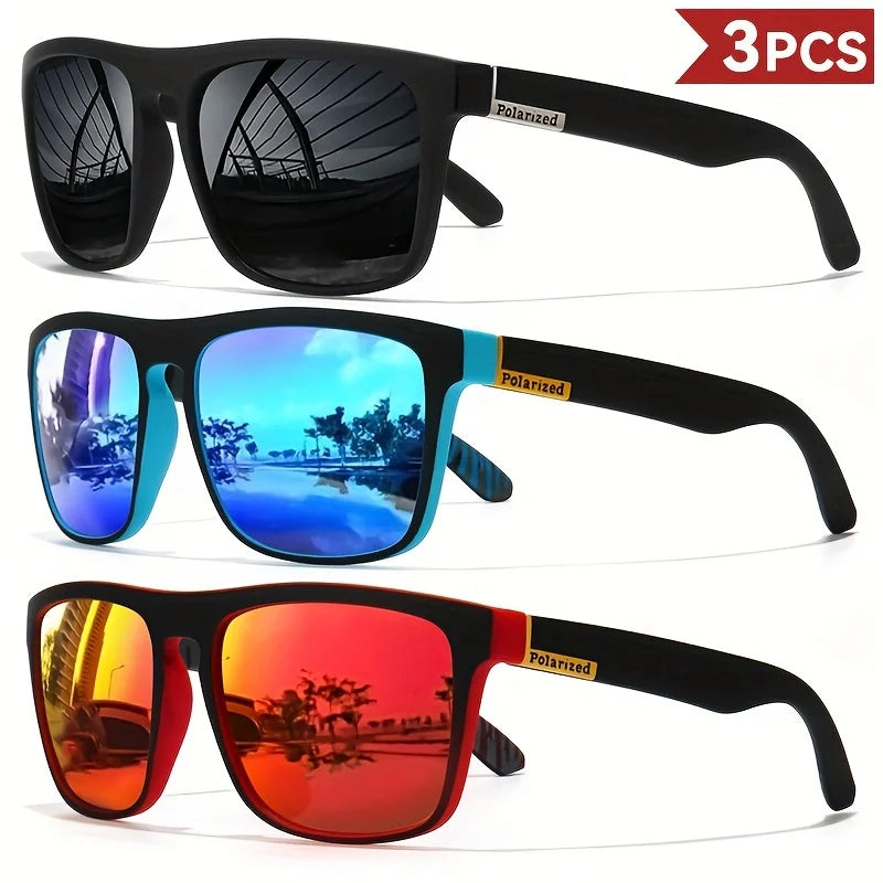 Vintage Square Polarized Sunglasses - UV400 Designer Eyewear for Men & Women