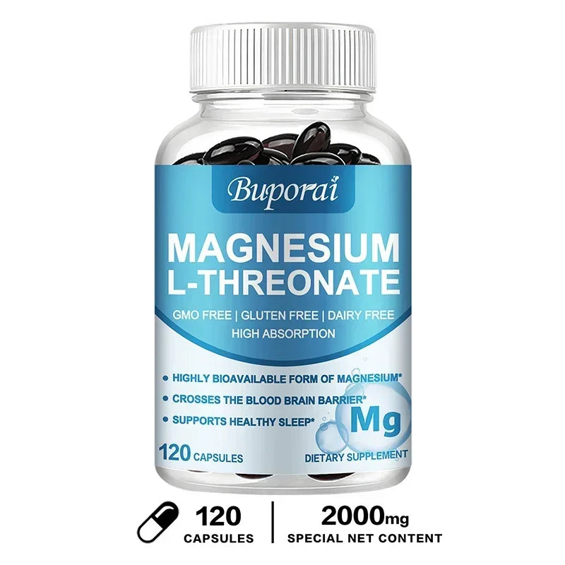 Magnesium L-Threonate - Brain Health, Memory & Focus Enhancement Supplement
