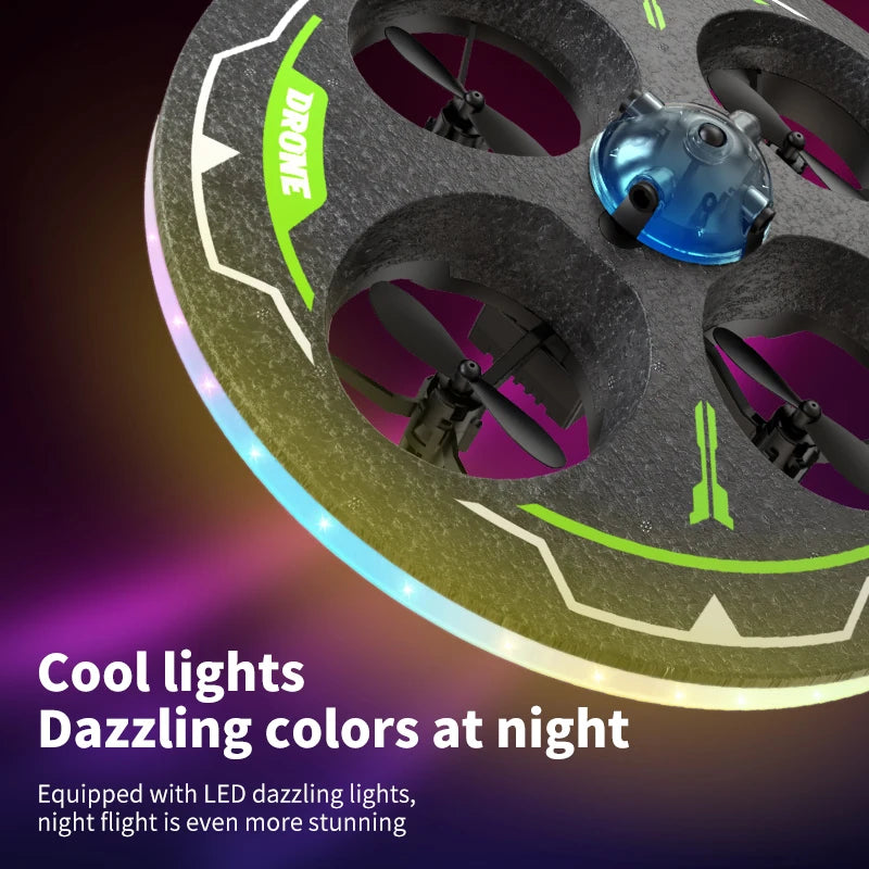 MX85 UFO Mini Drone for Kids - Intelligent Obstacle Avoidance, Safe Foam Design (50g)