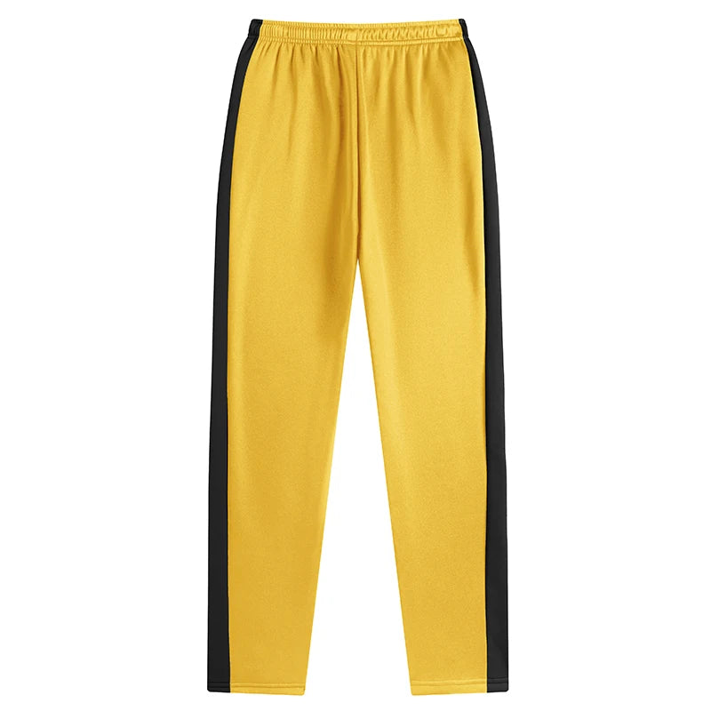 Men's Colorblock Athletic Joggers - Warm Workout Sweatpants