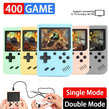 Portable Mini Game Console - 3.0" LCD Handheld with 400 Classic Retro Games