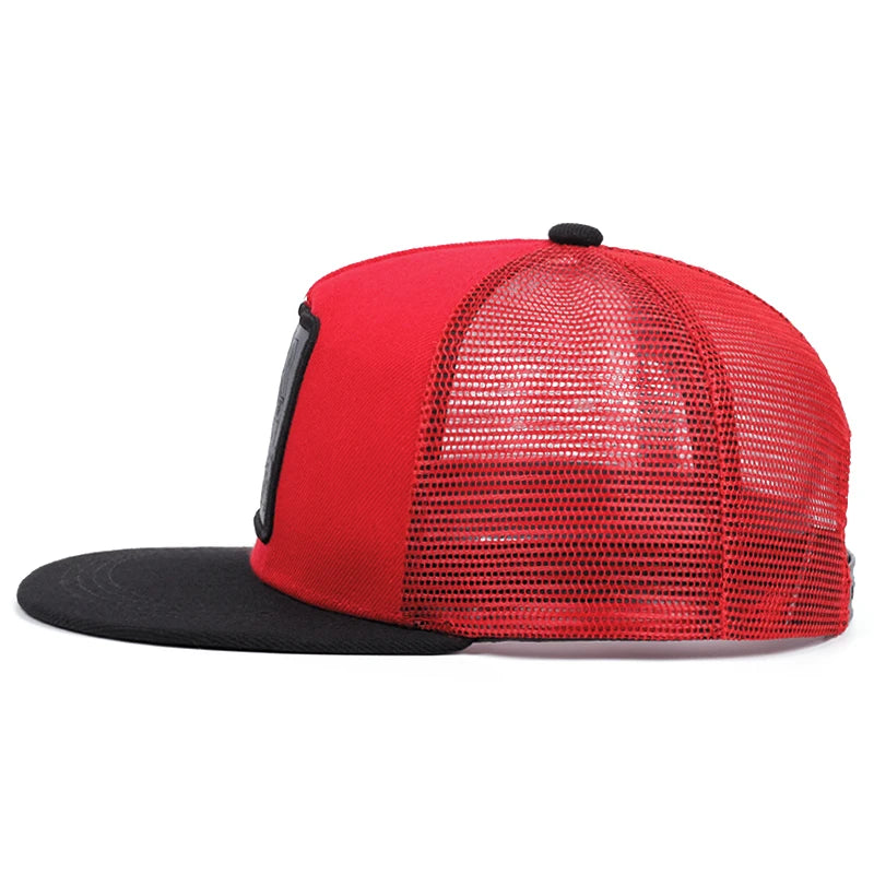 Playing Card Baseball Cap - Adjustable Snapback Trucker Hat for Fishing & Casual Wear