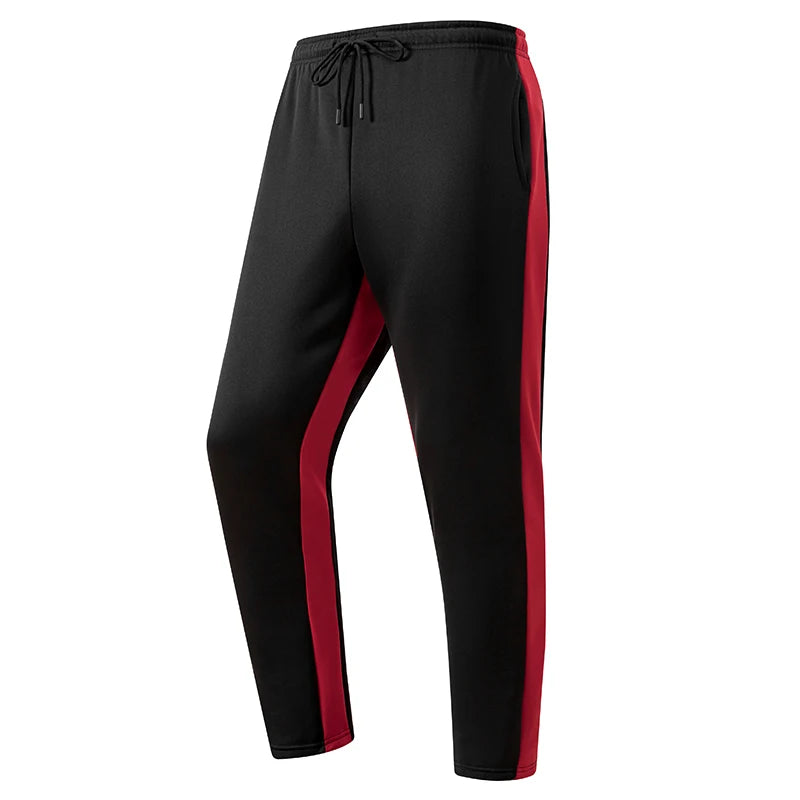 Men's Colorblock Athletic Joggers - Warm Workout Sweatpants