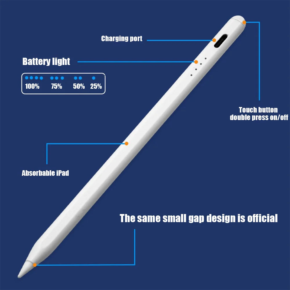 Universal Stylus Pen – Touch Pen for iPad, iPhone, Android Tablets & Smartphones + Pencil Case & Tips
