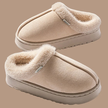 Women's Winter Slippers - Non-Slip Plush Fleece Lined Indoor House Shoes with Soft Sole