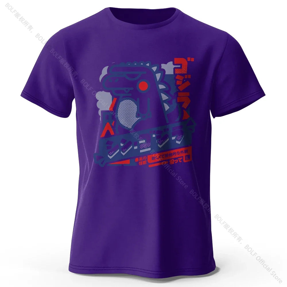 Harajuku Animal Print Cotton T-Shirt Unisex Casual