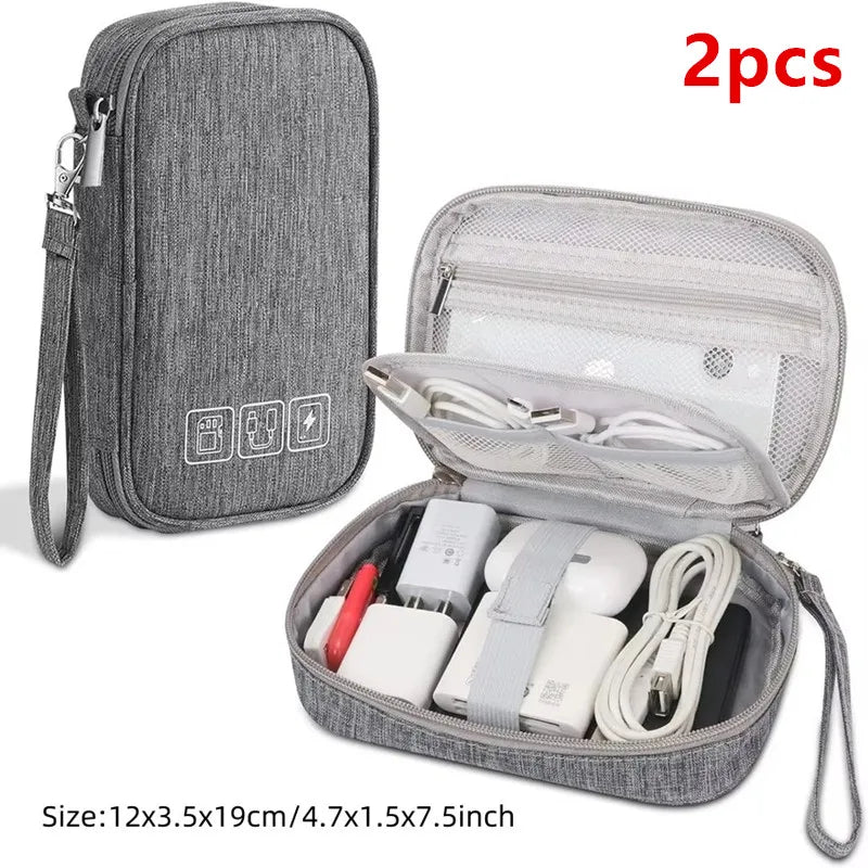 Waterproof Cable Storage Bag – Digital Electronics Organizer