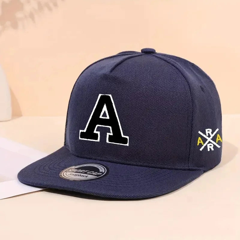 Letter Embroidered Baseball Cap - Adjustable Hip-Hop Sun Hat for Outdoor, Beach & City Wear