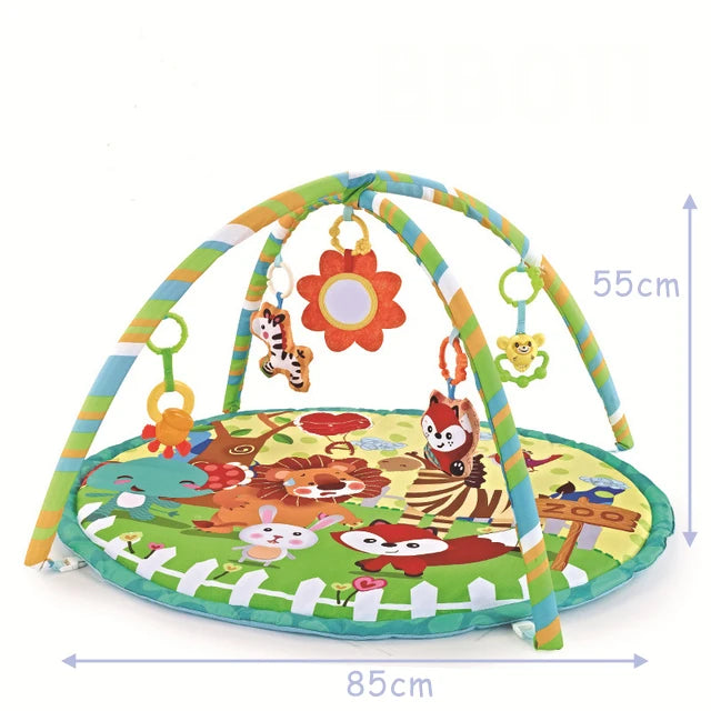Educational Fitness Frame for Children – Play Mat & Crawling Activity Rug