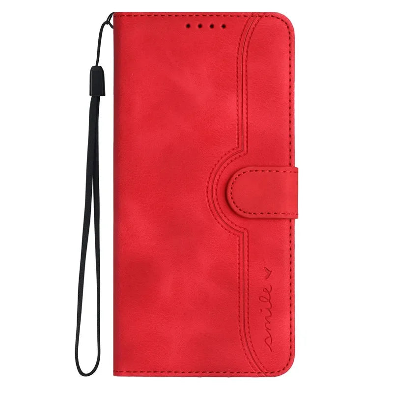 Huawei Wallet Case - Flip Leather Cover with Card Holder & Stand for P Smart, Y Series