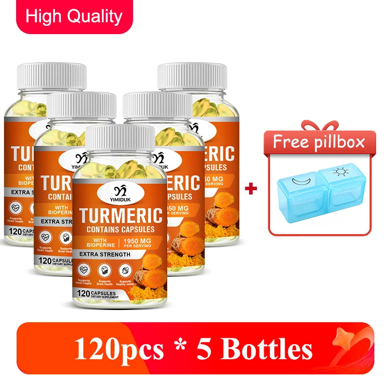 Turmeric Curcumin with Black Pepper - Joint Support, Inflammation & Digestive Health