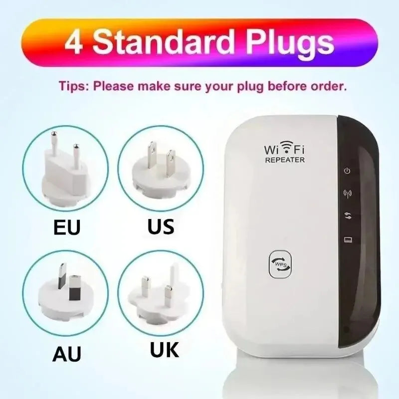 🔥 45% OFF! WiFi Extender 300Mbps - Eliminate Dead Zones, Boost Signal Range 📶