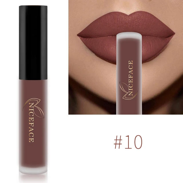 Waterproof Matte Liquid Lipstick - 25 Colors, Long-Lasting Lip Gloss