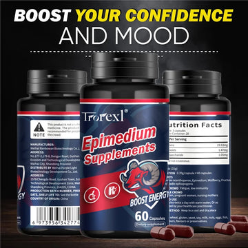 Epimedium Men's Performance Supplement - Endurance, Energy & Vitality Support